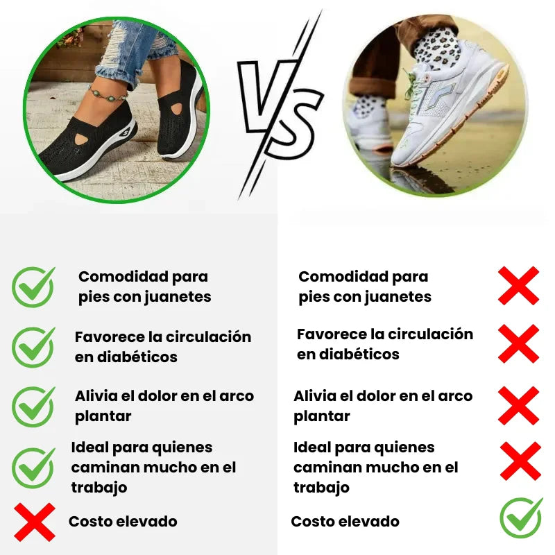 OrtoPaso - Tenis ortopédicos con soporte cómodo