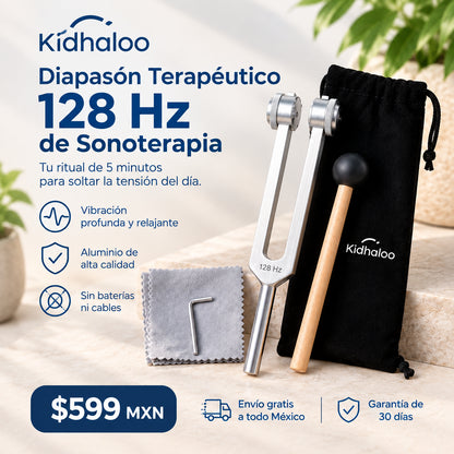 Diapasón 128 Hz de Sonoterapia