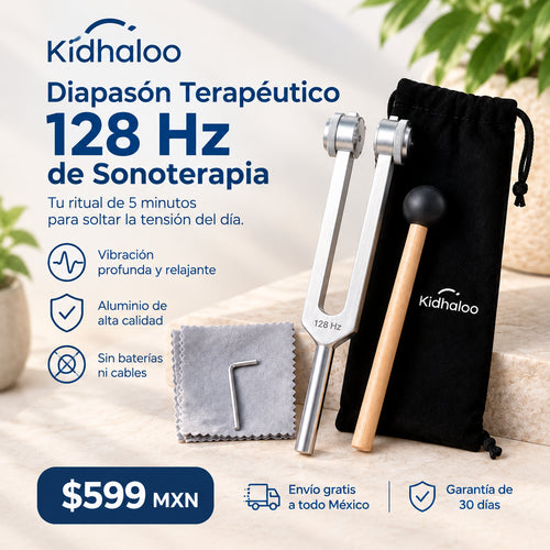 Diapasón 128 Hz de Sonoterapia