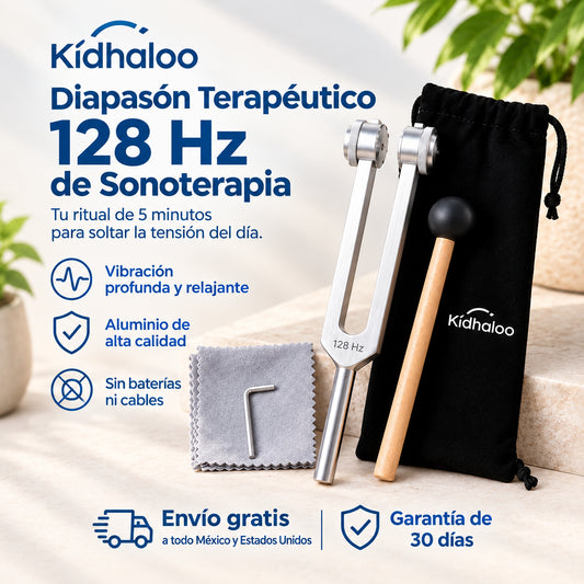 Diapasón 128 Hz de Sonoterapia