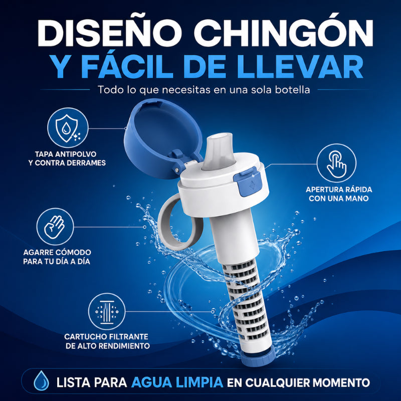 FiltroVida-Botella con filtro 740ml