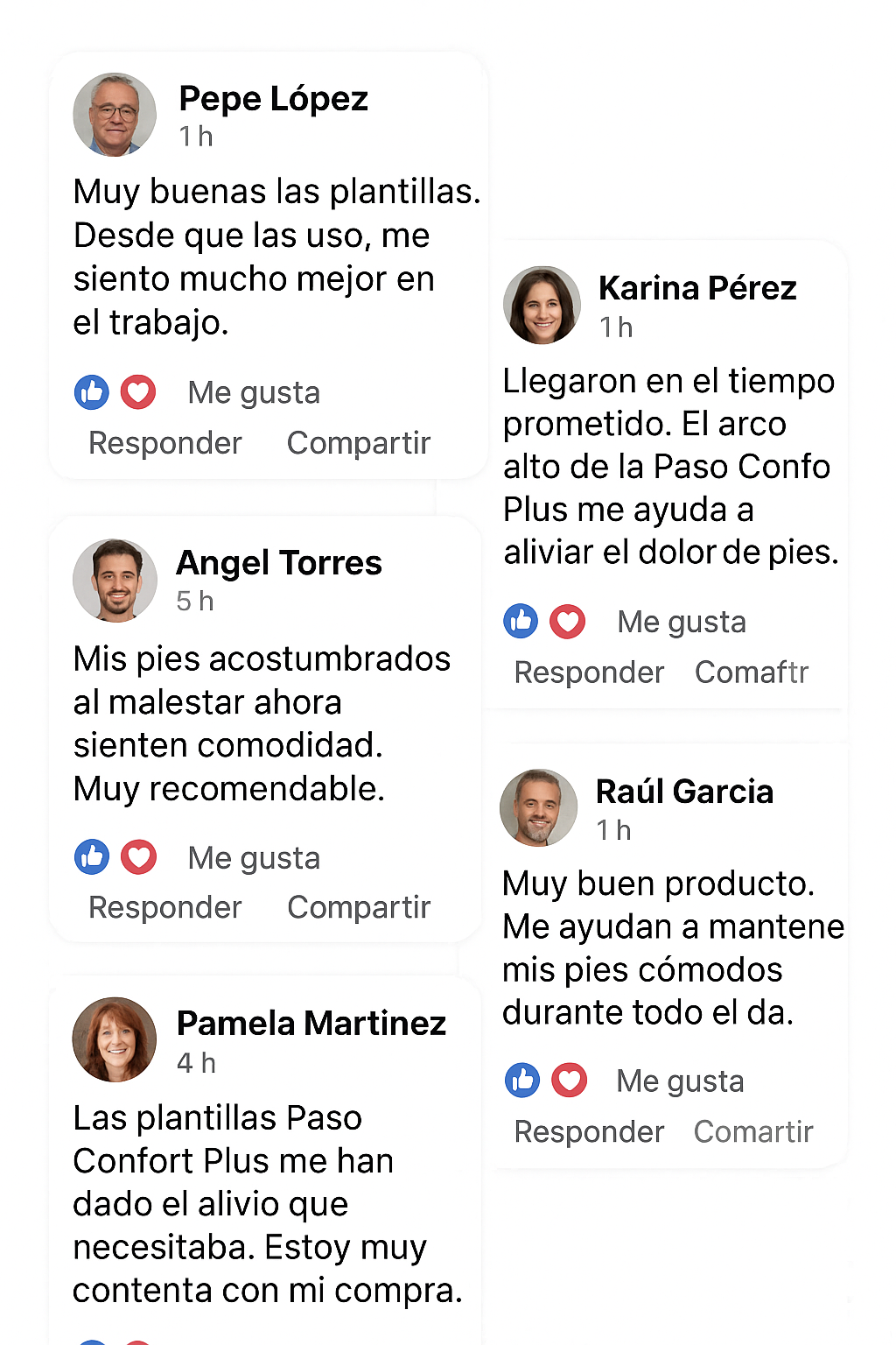 Plantillas Paso Confort Plus