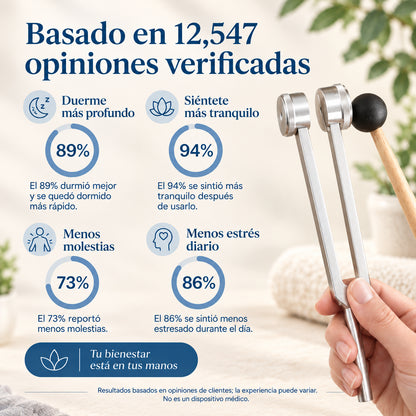 Diapasón 128 Hz de Sonoterapia